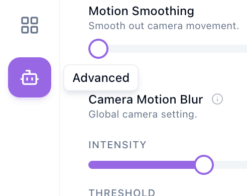 Deep control when you want it